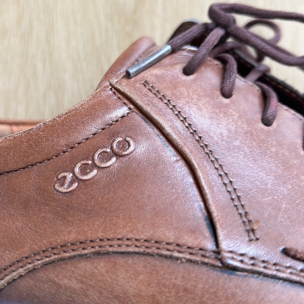 🤎Ecco—Citytray Cap Toe Derby (Men’s Size 45EU 11-11.5US)🤎 - Picture 2 of 6